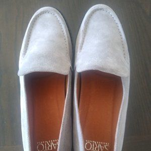 Frank Zarto, A Delana, Grey SU, 8.5, Flat Loafer
